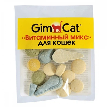Витаминизированное лакомство для кошек GimCat Витаминный микс 40 г (Gimborn)