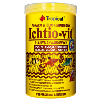 Корм Tropical Ichtio-Vit для всіх акваріумних риб пластівці 120 г