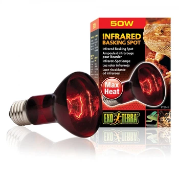 Лампа для террариумных животных Hagen Exo Terra Infrared Basking Spot Lamp инфракрасная R20/50W Красный (PT2141)