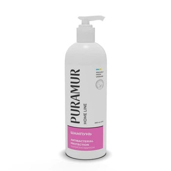Шампунь Puramur Antibacterial Protection с хлоргексидином 200 мл