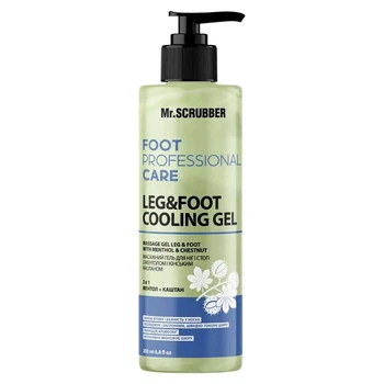 Массажный гель для ног и стоп с ментолом и конским каштаном Foot Professional Care Mr.SCRUBBER, 200 мл