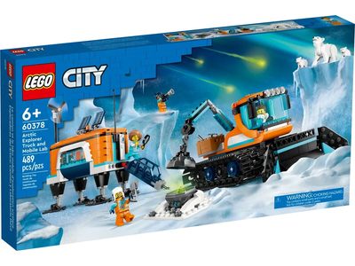 Zestaw klocków Lego City Ciężarówka i laboratorium badawcze 489 elementów (60378)