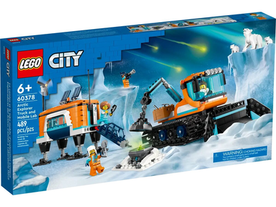 Конструктор Lego City Вантажівка та дослідницька лабораторія 489 деталей (60378)