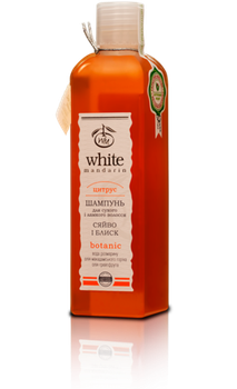 Шампунь Choice White Mandarin "Цитрус" Сияние и Блеск для сухих и поврежденных волос, 250 мл