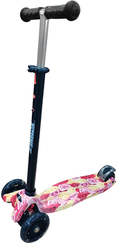 Самокат детский X-Treme KS-209W Черный с розовым (BP133908)