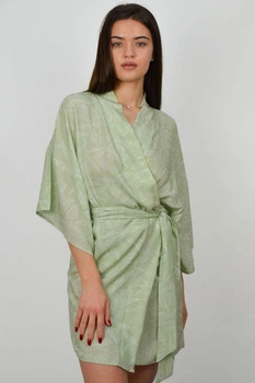 Халат Leinle 48(XL) Салатовый микс (97669)