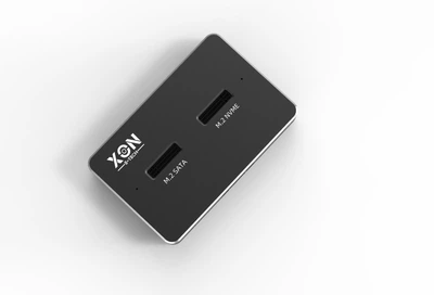 Док-станция клонировщик XON MemoryDock для M.2 NVMe PCIe + NGFF SATA USB 3.1 Type-C Черный (XMD1C13NN2PB 6488)