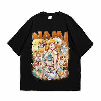 Футболка с принтом Аниме One Piece Nami XL Черный Ф Ан007-Ч XL