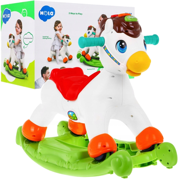 Іграшка Hola Toys Качалка-каталка Поні (6944167198719)