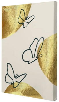Картина по номерам Riviera Blanca с поталью Бабочки 28x40 см (RB-0817)