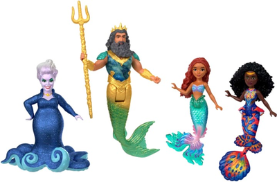 Набір фігурок Mattel Disney Little Mermaid Land & Sea Ariel Ultimate Story 11 шт (0194735137800)