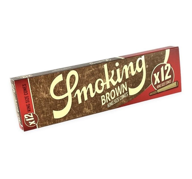 Папір для самокруток SMOKING KS CONES BROWN