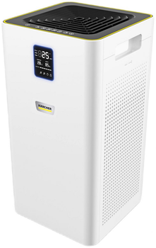 Очисник повітря Karcher AF 50, 50м2, 520м3/год, дисплей, 2 HEPA фільтри, 4 режими, інд. забр-ння, білий