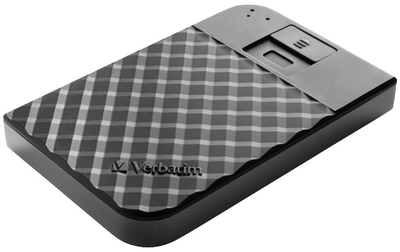 Dysk twardy Verbatim Fingerprint Secure 1TB 2.5" USB 3.1 Czarny (0023942536505)