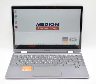Ноутбук планшет 14" Medion (Lenovo Group) E4273 Yoga Intel Pentium Silver N5000 RAM 4 ГБ SSD 128 ГБ + 64 ГБ -eMMC IPS FullHD Win10 б/в Трансформер (2152)