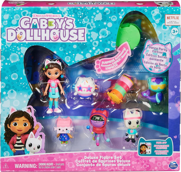 Zestaw figurek Spin Master Dreamworks Gabbys Dollhouse Deluxe Dance Party 7 szt (0778988380895)