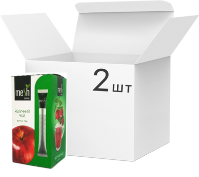 Упаковка яблучного чаю Mesh Stick 32 г х 2 пачки по 16 шт (8680211790604_1)