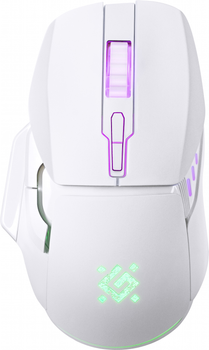 Mysz gamingowa bezprzewodowa Defender STIX GM-009 Wireless White (4745090822731)