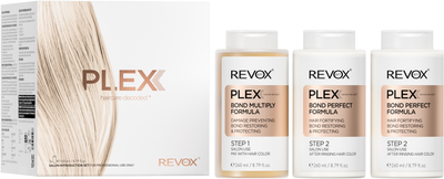 Zestaw do odnawiania włosów Revox B77 Plex Professional Set 3x260 ml (5060565105966)