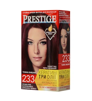 Фарба для волосся №233 Темна вишня vip’s PRESTIGE
