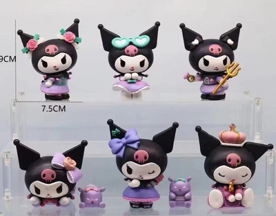 Набір фігурок The Coop Sanrio Hello Kitty Kuromi My Melody Cinnamoroll 6 шт 7-9 см