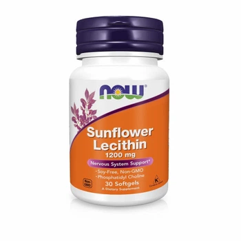 Лецитин подсолнечный Now Foods Sunflower Lecithin 1200 mg 30 капсул
