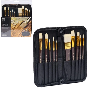 Набор кистей для масла Art Nation Professional 10шт в пенале BRO1029
