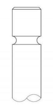 Клапана впускные INTERVALVES 3133036 Smart Fortwo 1600530001, A1600530001