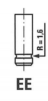 Клапана впускные FRECCIA R6212SNT Suzuki Swift, SX4, Vitara, Jimny, Grand Vitara, Liana 1291154G00, 71742050