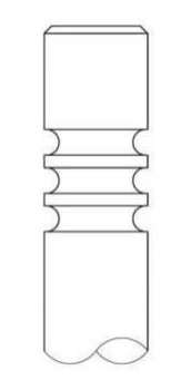 Клапана впускные INTERVALVES 3151032 Ford Fiesta, Focus 1051773, 97MM6507B2B