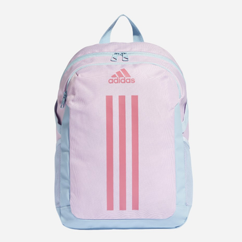 Рюкзак жіночий спортивний із тканини 18.5 л adidas Power Backpack Рожевий/Блакитний (4066763945947)