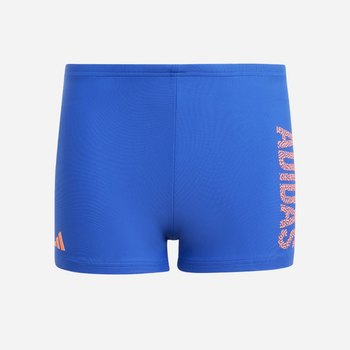 Дитячі плавки-боксери для хлопчика Adidas Logo Swim Boxer IP2719 128 см Сині (4067887322720)