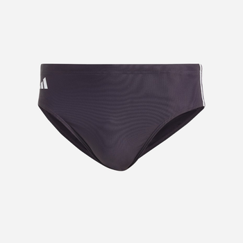 Kąpielówki męskie slipy adidas 3Stripes Trunk IU1877 54 Fioletowe (4067887326810)