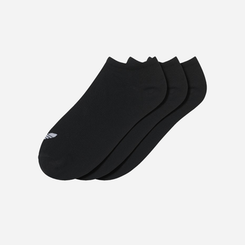 Набір чоловічих коротких бавовняних шкарпеток 3 пари Adidas Trefoil Liner S20274 39;40;41;42 Чорний (4055012814912)