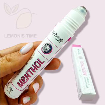 Роликовый аппликатор под глаза (жидкие патчи) Top Beauty Gel-hyaluronic & Collagen Menthol 15 мл