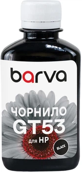Чернила Barva для HP Ink Tank 115/315/319/410/419 (GT53 K) 180 г Black Pigment (HGT53-739)