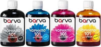 Комплект чернил Barva для Epson L4150/L4160/L6160/L14150 (101) 4х100 мл BP/C/M/Y (E101-100-MP)