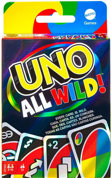Настільна гра Mattel UNO All Wild Карти HHL35 (0194735070657)