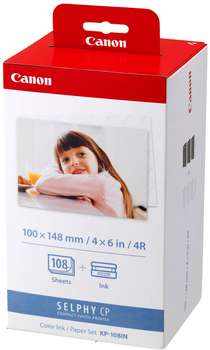 Комплект для друку Canon KP-108IN (3115B001) (955555904034384) - Уцінка