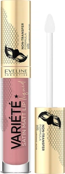Жидкая матовая помада с гиалуроновой кислотой Eveline Variete Satin Matt Lip Liquid №02 4.5 мл (5901761952148)