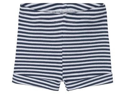 Шорти бавовняні трикотажні для дівчинки Lupilu LYCRA® 375003 074-80 см (6-12 months) чорно-білий