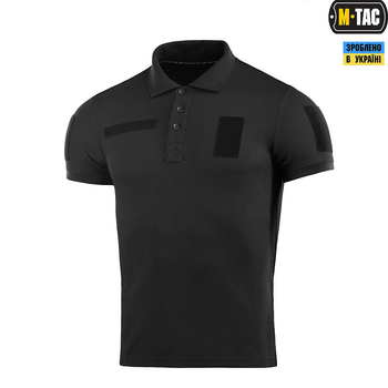 Поло літнє тактичне M-Tac 65/35 Black Чорне 2XL