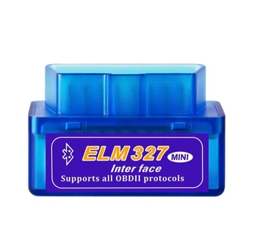 Автомобильный сканер ELM 327 mini V1.5 Bluetooth синий (S01)