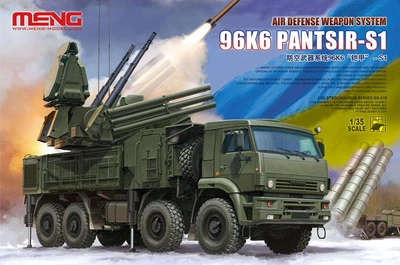 Збірна модель 1/35 ЗРГК 96К6 Pantsir-S1 Meng SS-016
