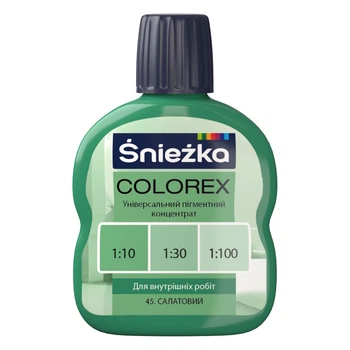 Универсальный пигментный концентрат Sniezka Colorex №45 салатовый 100 мл