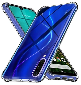 Чехол WXD на Xiaomi Mi A3 / чехол для смартфона с усиленными углами / (прозрачный)