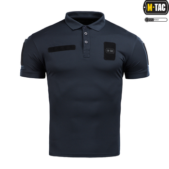 Поло M-Tac Elite Tactical Coolmax Dark Navy Blue L