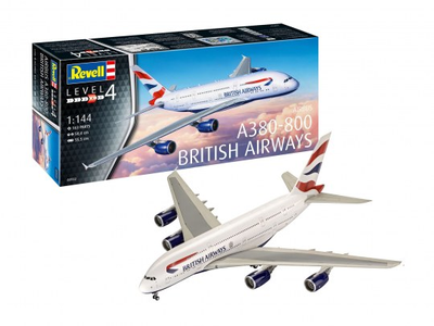Model plastikowy Revell A-380-800 British Airways 1:144 (4009803039220) (955555902917713) - Outlet