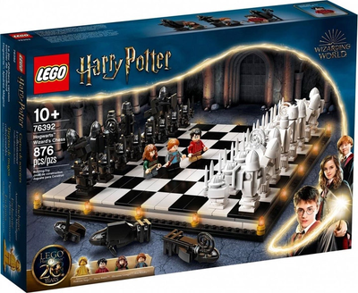 Zestaw klocków LEGO Harry Potter Szachy czarodziejów w Hogwarcie 876 elementow (76392) (955555904207071) - Outlet