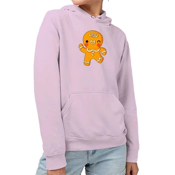 Худі жіноче JHK "Новорічний пряник" L Рожевий (MD-21-8581-20-24)